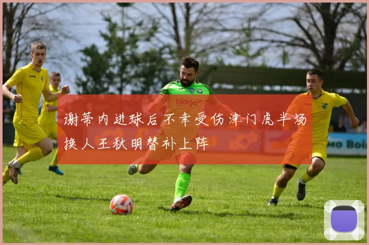 谢蒂内进球后不幸受伤津门虎半场换人王秋明替补上阵